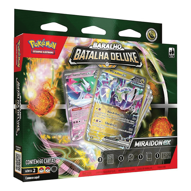 Pokémon - Baralho Batalha Deluxe Miraidon EX 