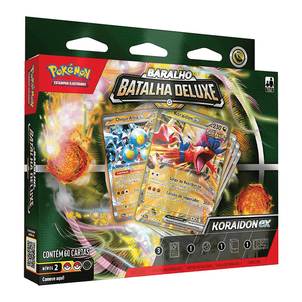 Pokémon - Baralho Batalha Deluxe Koraidon EX 