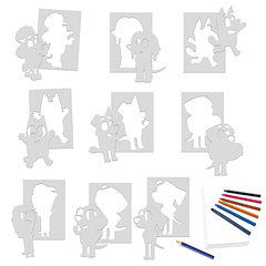Educa - Creative Activity Set Templates Bluey