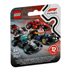 Minifiguras - Carro de Corrida F1 Colecionável