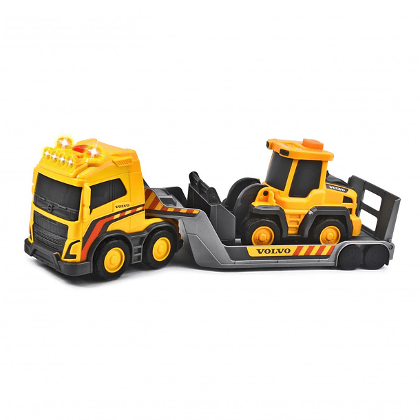 Dickie - Camião Reboque com Escavadora Volvo 2