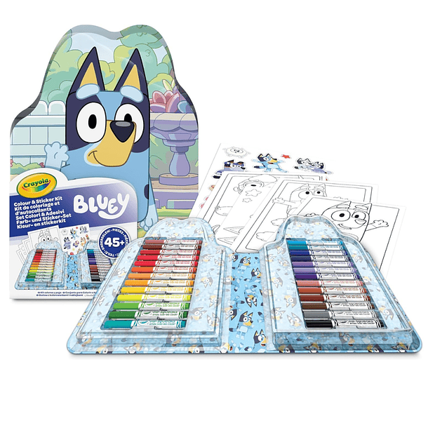 Crayola - Colours & Sticker Kit Bluey  