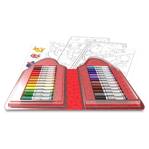 Crayola - Colours & Sticker Kit Pokémon 2