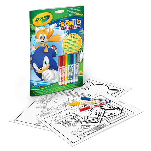 Crayola - Livro de Atividades Sonic 