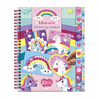 Unicórnio - Caderno Sticker by Number 1