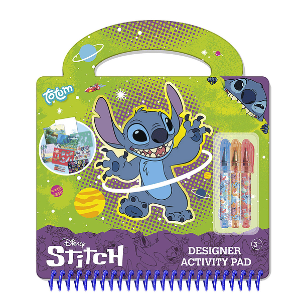 Stitch - Caderno Designer com Atividades 1