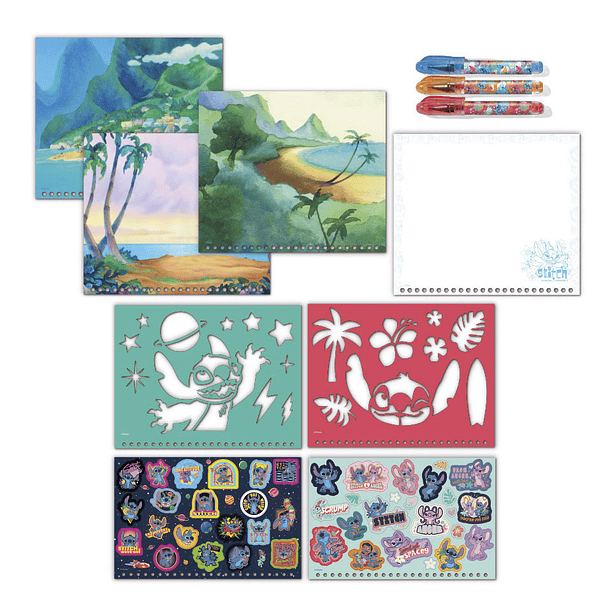 Stitch - Caderno Designer com Atividades 2