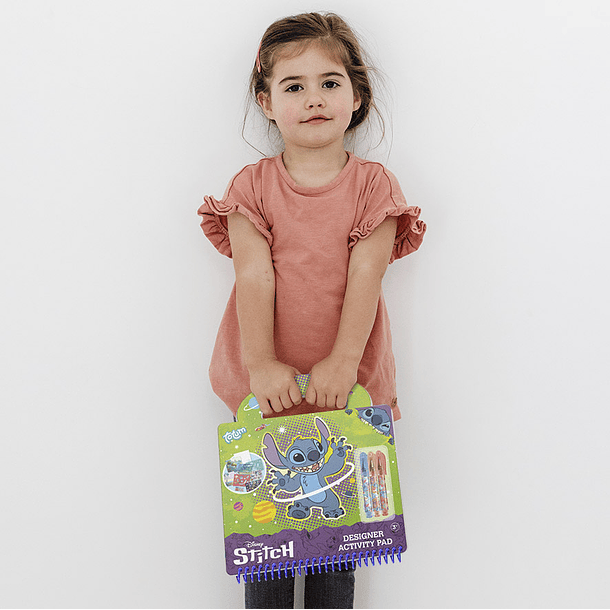 Stitch - Caderno Designer com Atividades 3