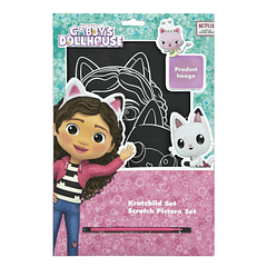 Gabby's Dollhouse - Livro para Raspar