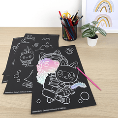 Gabby's Dollhouse - Livro para Raspar