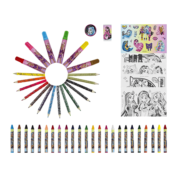 Mala da Monster High de Colorir 3