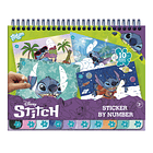Stitch - Caderno Sticker by Number 1