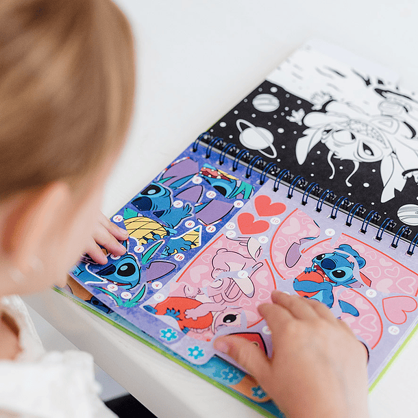 Stitch - Caderno Sticker by Number 5