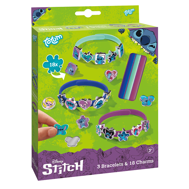 Stitch - Kit Pulseiras Brilhantes com Pingentes 1