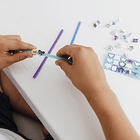 Stitch - Kit Pulseiras Brilhantes com Pingentes 10