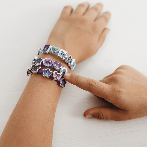 Stitch - Kit Pulseiras Brilhantes com Pingentes 11