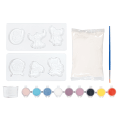 Stitch - Pintar com Moldes de Gesso