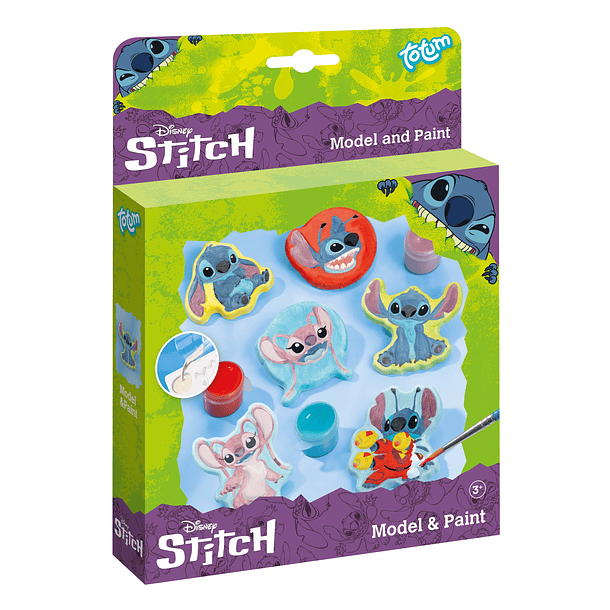 Stitch - Pintar com Moldes de Gesso 1