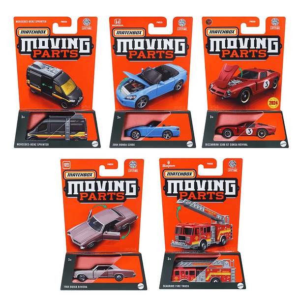 Matchbox - Veiculo Moving Parts 