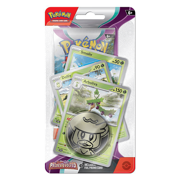Pokémon Paldea Evolved - Arboliva Premium Checklane Blister (EN) 