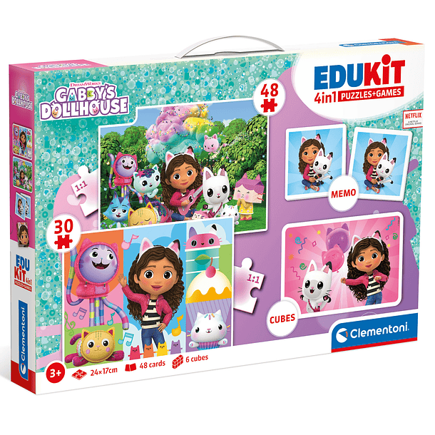 Edukit 4 em 1 - Gabby's Dollhouse 1