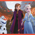 Puzzle 12 Cubos - Frozen 3