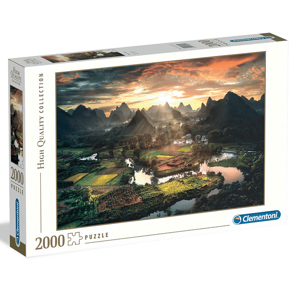 Puzzle 2000 pçs - View of China 1
