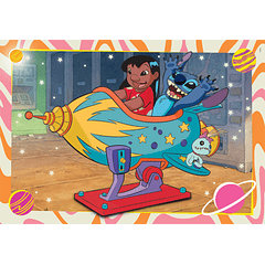 Puzzle 2x60 pçs - Stitch