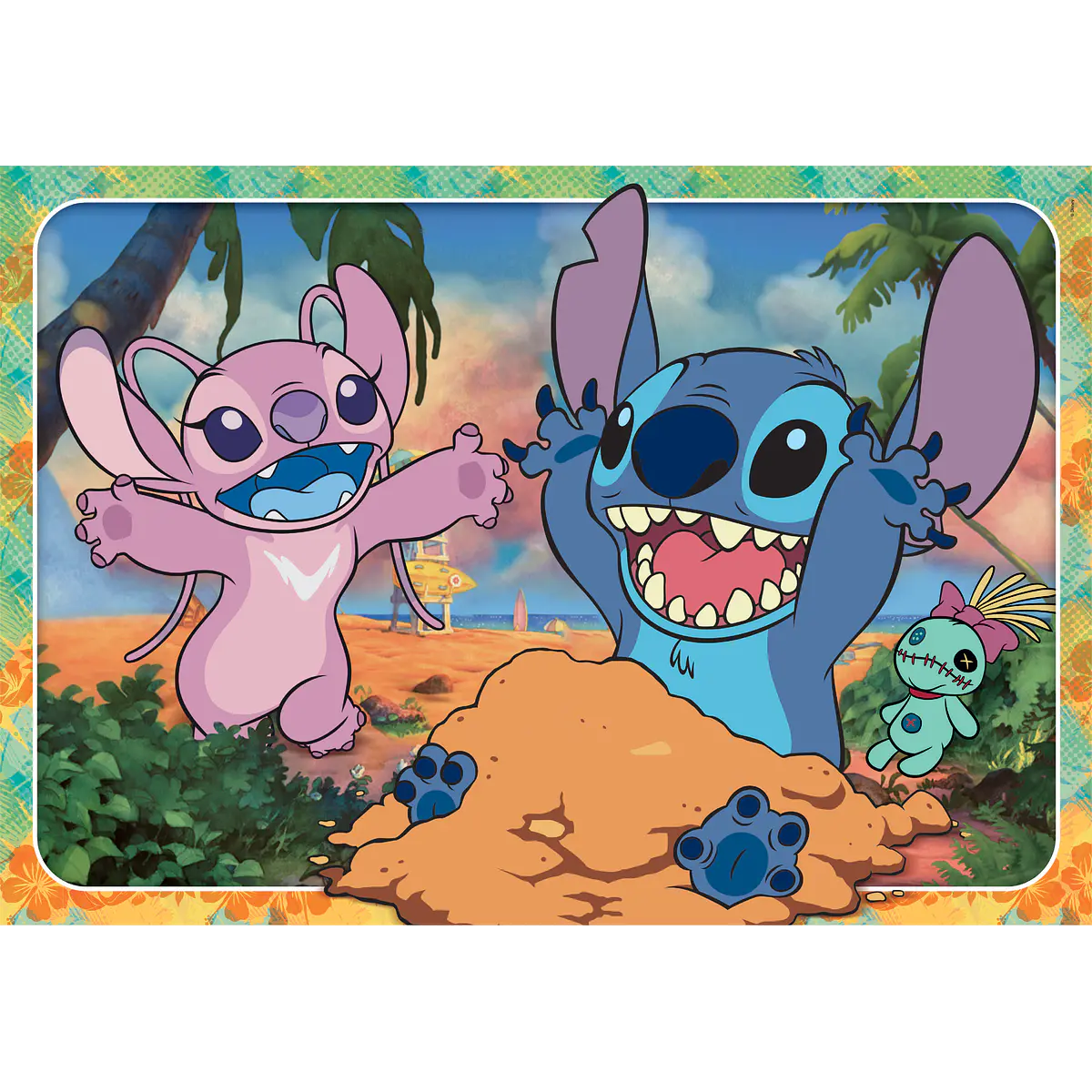 Puzzle Maxi 60 pçs - Stitch | Cubos Luminosos