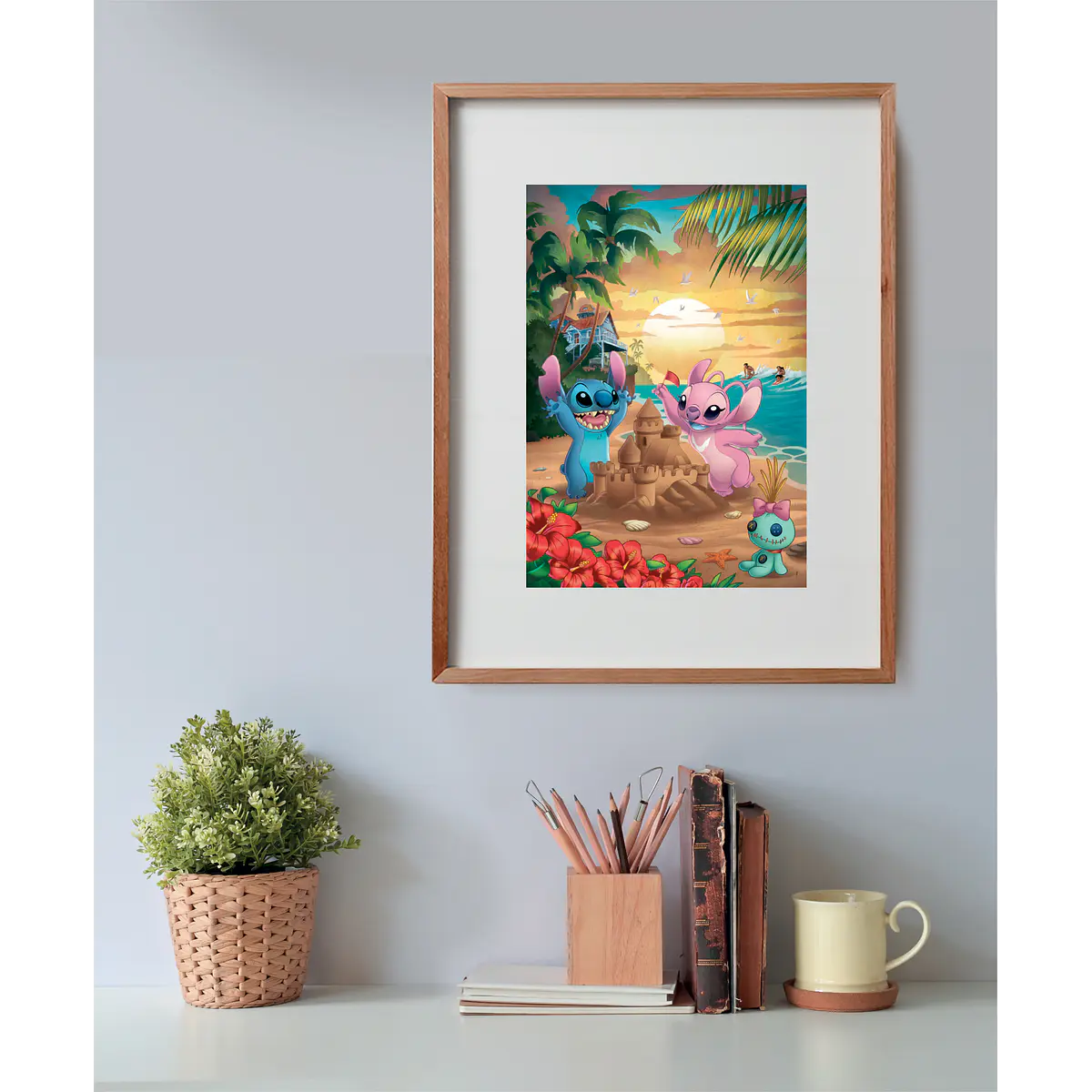 Puzzle 500 pçs - Stitch | Cubos Luminosos