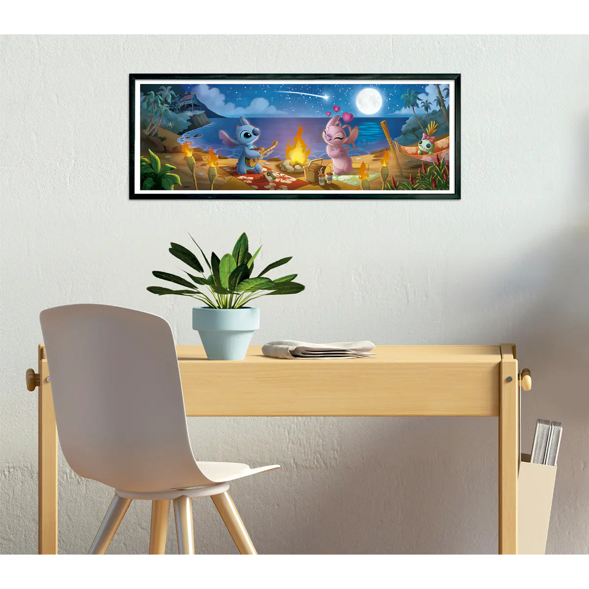 Puzzle Panorama 1000 pçs - Stitch | Cubos Luminosos