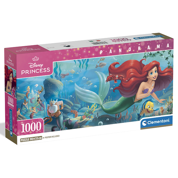 Puzzle Panorama 1000 pçs - A Pequena Sereia 1