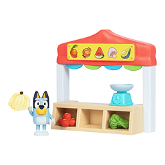 Bluey - Mini Playset Mercado dos Agricultores