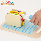 Woomax - Conjunto Hambúrguer e Sandwich em Madeira 6