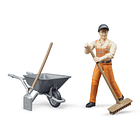 Trabalhador Varredor de Rua 1