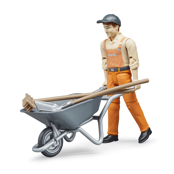 Trabalhador Varredor de Rua 2