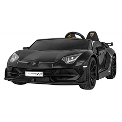 Lamborghini Aventador SVJ Preto 24V 2 Lugares