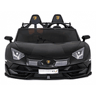 Lamborghini Aventador SVJ Preto 24V 2 Lugares 5
