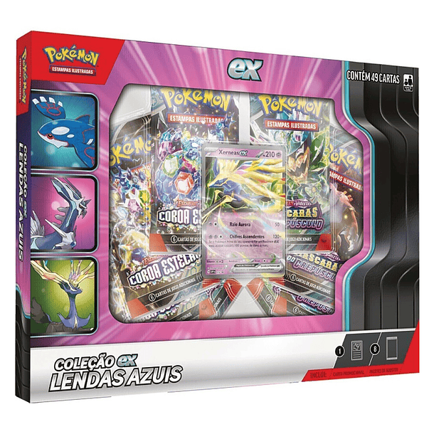 Pokémon - Coleção EX Lendas Azuis Xerneas EX 