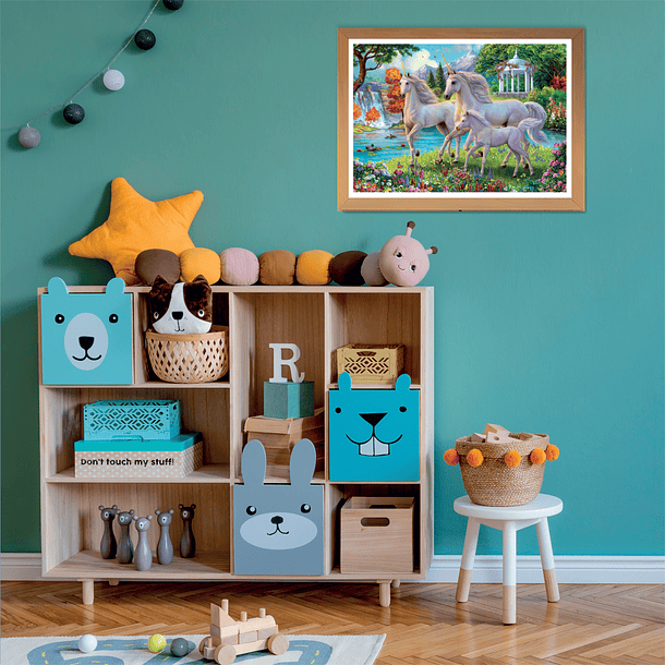 Puzzle 180 pçs - Unicórnios na Cascata 3