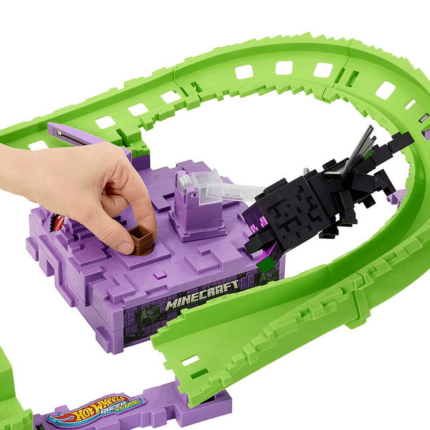 Hot Wheels RacerVerse - Minecraft Última Volta do Dragão de Ender 6