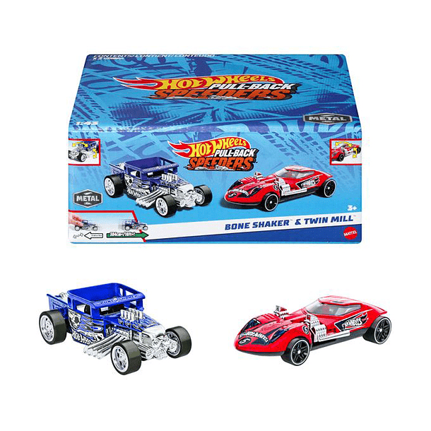 Hot Wheels Pull-Back Speeders - Pack 2 1