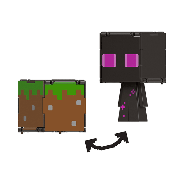 Minecraft - Flippin' Figs Enderman + Bloco de Relva 2