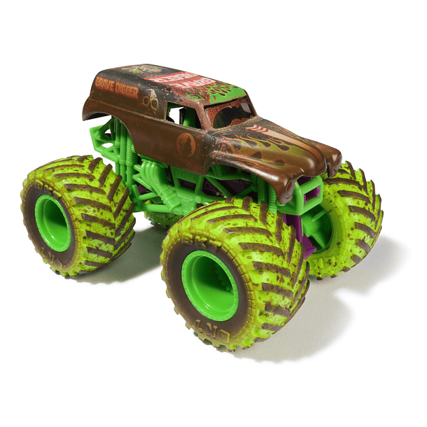 Monster Jam Mud Blasters - Color Change Grave Digger 2