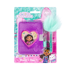 Gabby's Dollhouse - Mini Diário + Caneta