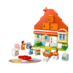Casa da Família da Bluey com Jogo de Memória