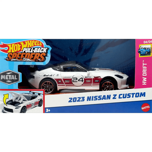 Hot Wheels Pull-Back Speeders - 2023 Nissan Z Custom 