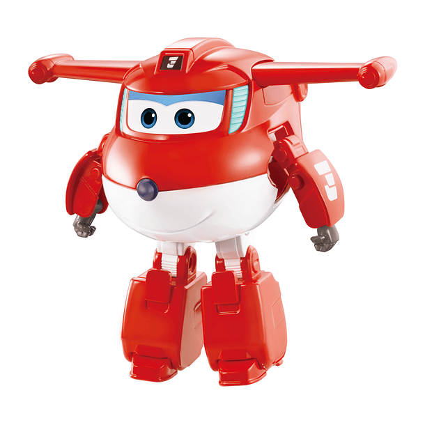Super Wings Eletric Heroes - Veículo Transforming Jett 3