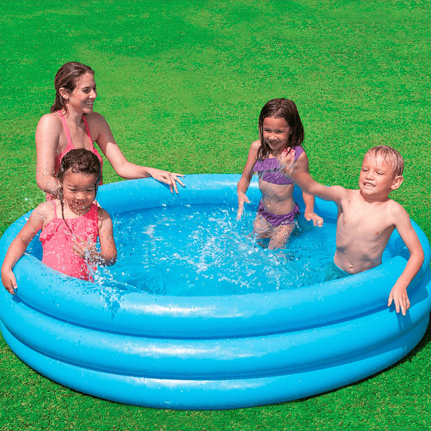 Intex - Piscina 3 Aros Azul 3