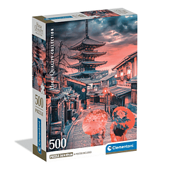 Puzzle 500 pçs - Evening in Kyoto